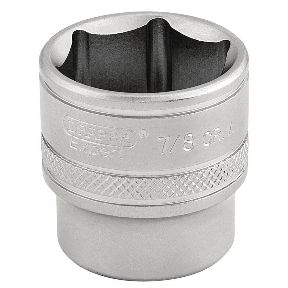 Draper Expert 16576 6 Point Imperial Socket 3/8in Sq. Dr. 7/8in each