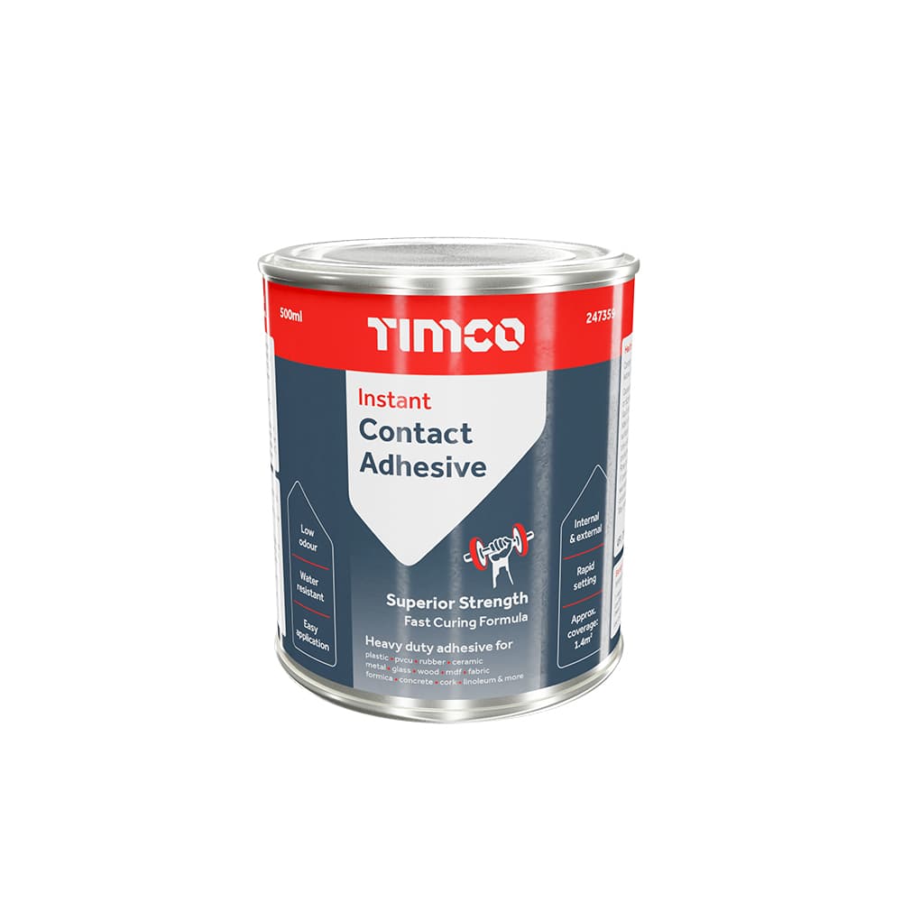 Timco 247359 Instant Contact Adhesive 500Ml Tin 1
