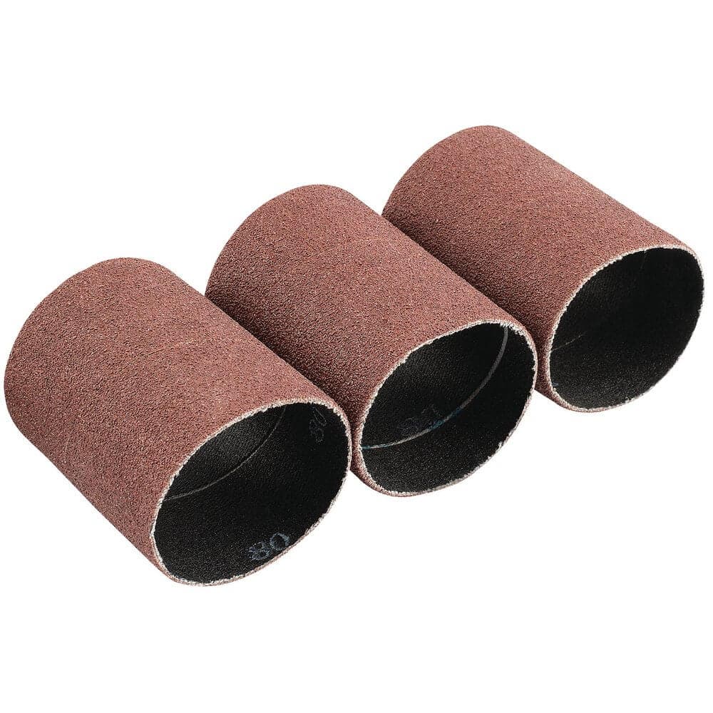 Draper 93353 Aluminium Oxide Sanding Sleeves 45 X 60Mm 80 Grit (Pack Of 3) each