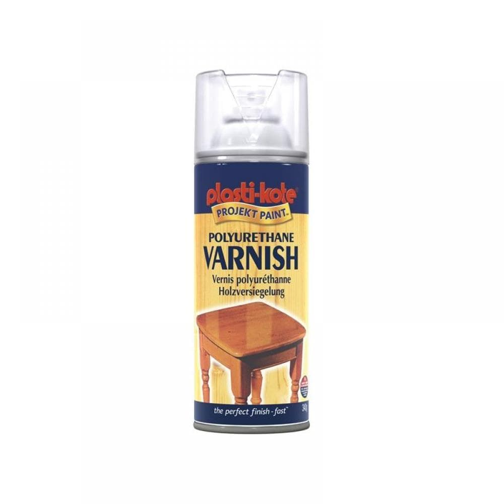 Plastikote 440591 Varnish Spray Clear Gloss 400Ml