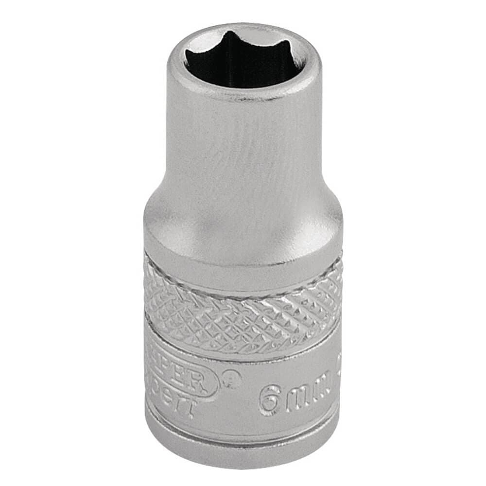 Draper Expert 16510 Socket 1/4in Sq. Dr. 6Mm each