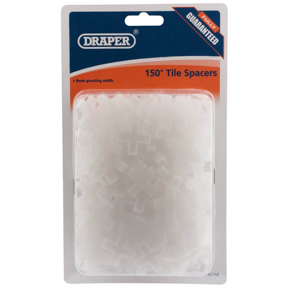 Draper 82760 Tile Spacers 8Mm (Approx 150) per pack