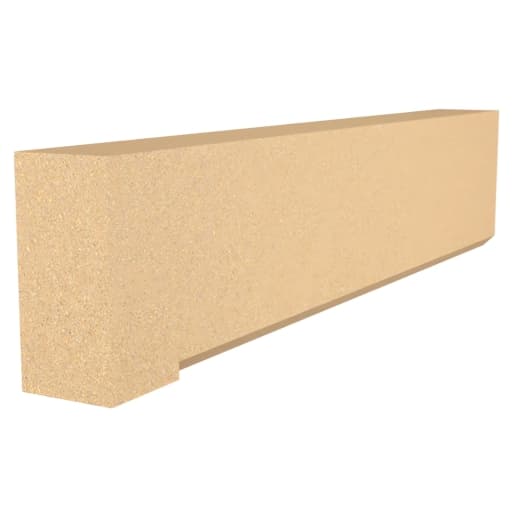 Forticrete Brown Aggregate Head Chamfered DH4 Bath 2015 Rh Piece, Size: 1005x100x215mm
