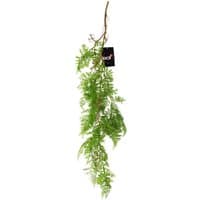 Dyzi Artificial Hanging Maidenhair Fern Dark Green 100cm - Green