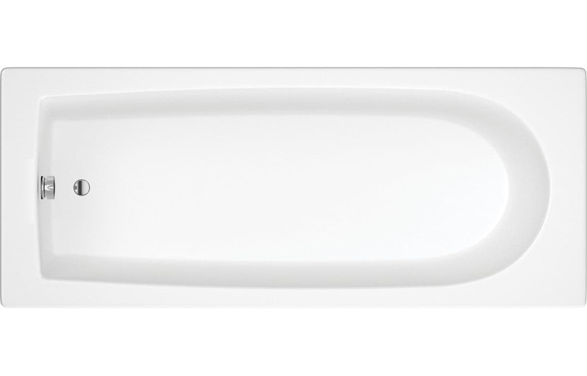Trojan Cascade Round Single Ended Bath 1500x700mm