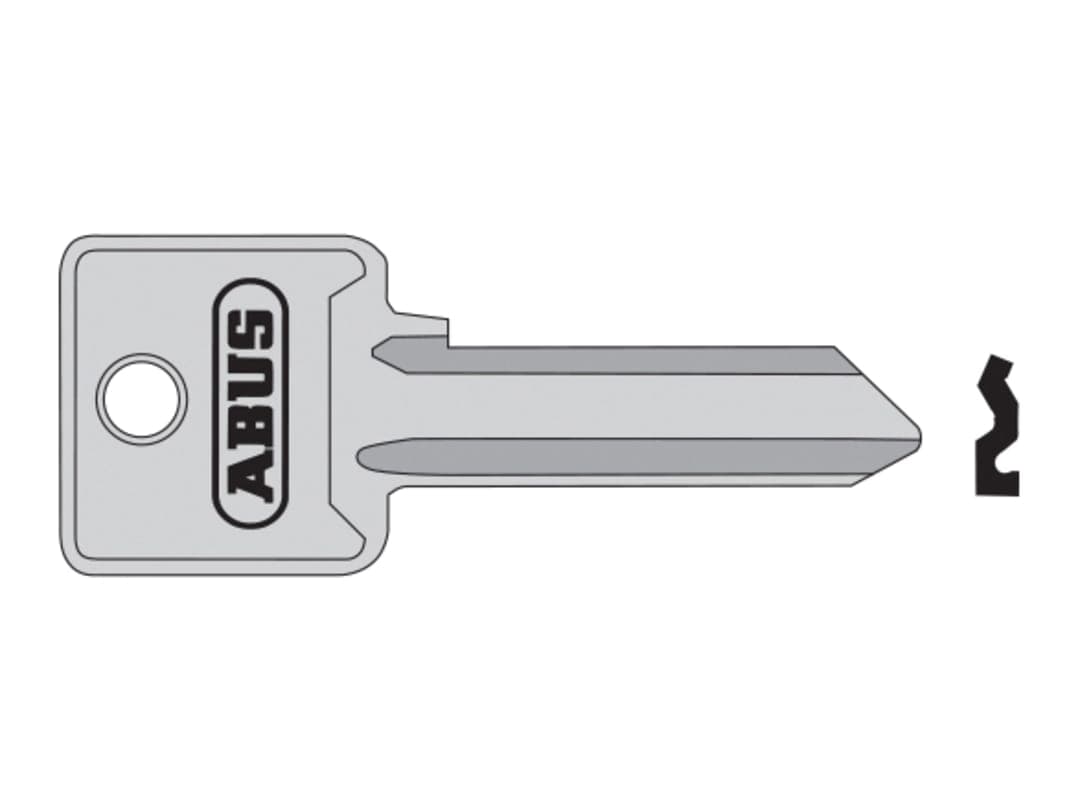ABUS Mechanical 85/30 30mm Right Hand Key Blank 10002701-01