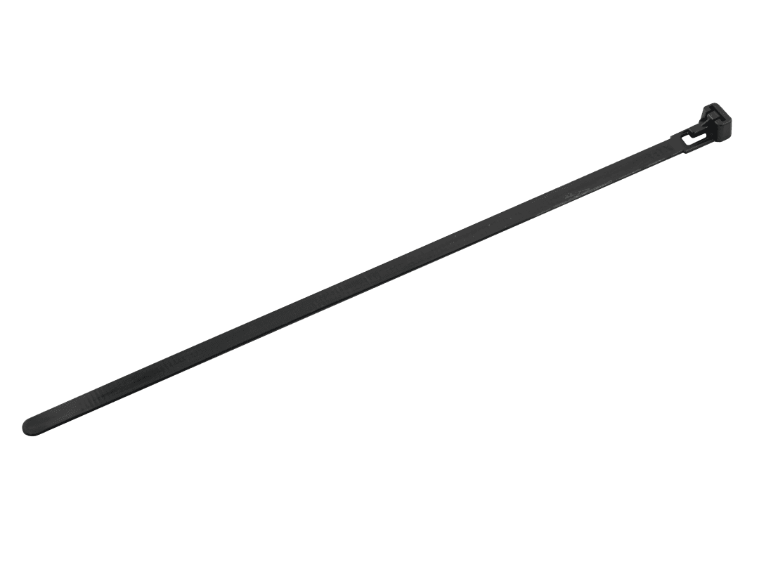 Faithfull Reusable Cable Tie Black 7.6 x 250mm (Pack 50) FAICT250R