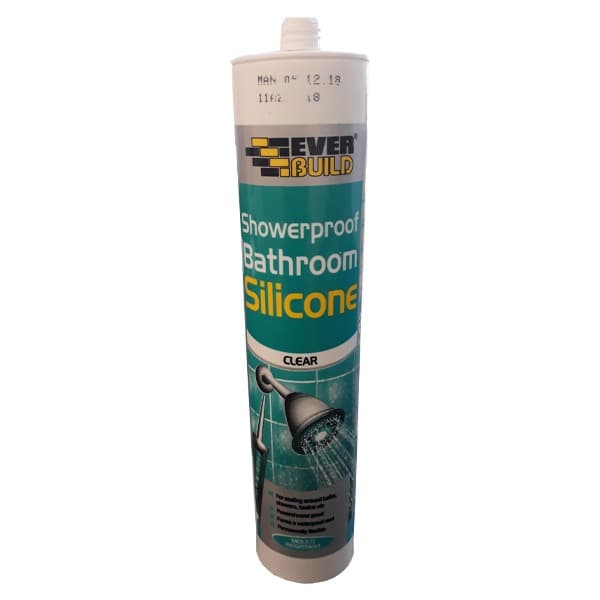 Showerproof Bathroom Silicone - Clear