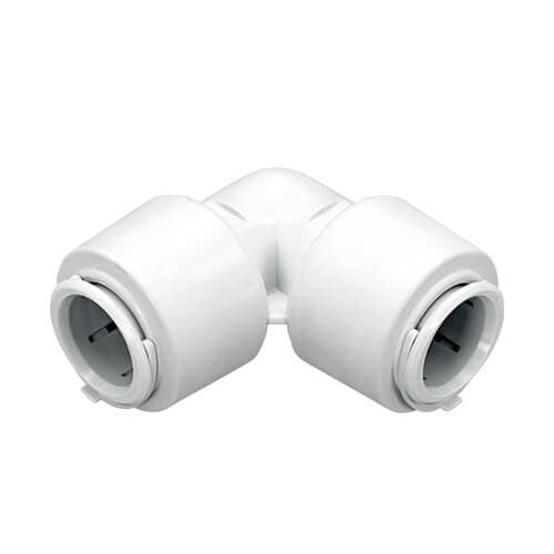 FloPlast Flofit+ Push Fit Elbow - 15mm - Pack of 10