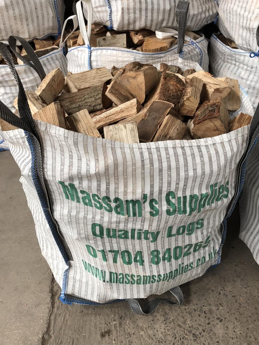 Kiln Dried Hardwood Logs – Bulk Bag