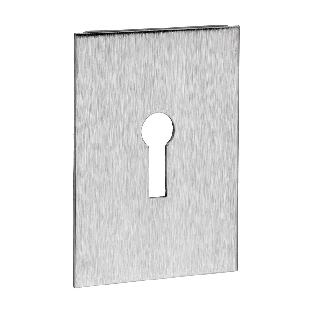Timco Lock Profile Self-Adhesive Escutcheon - Oblong - Satin Stainless Steel TIMpac 1 200984P