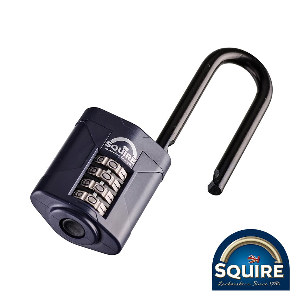 Squire SQR701992 Combination Padlock - Steel 2.5in Long Shackle - Cp50/2.5 50Mm Blister Pack 1