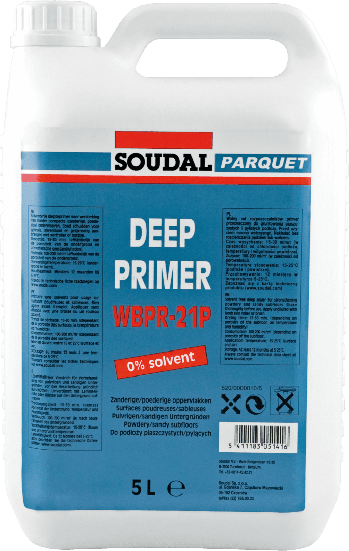 Soudal Wbpr-21P Deep Primer White 5L 113358