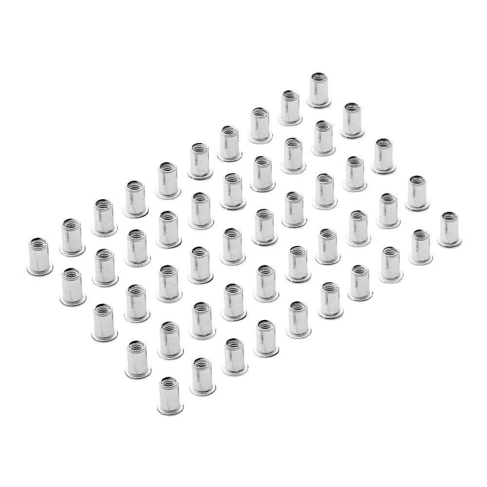 Draper Zinc Plated Threaded Insert Rivet Nuts M6 X 1.0Mm (Pack Of 50) pack 50 04053