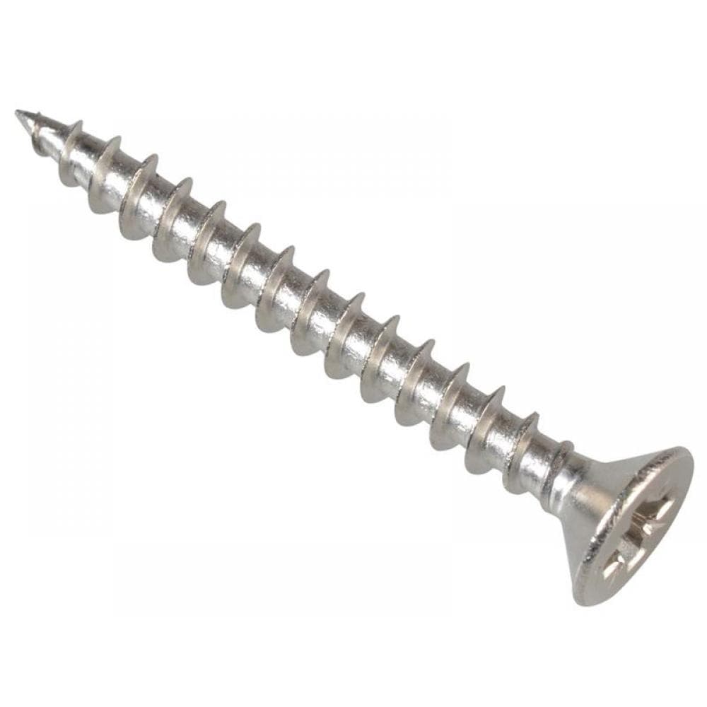 Forgefix POZI3530SS Multi-Purpose Pozi Compatible Screw Csk St S/Steel 3.5 X 30Mm Box 200