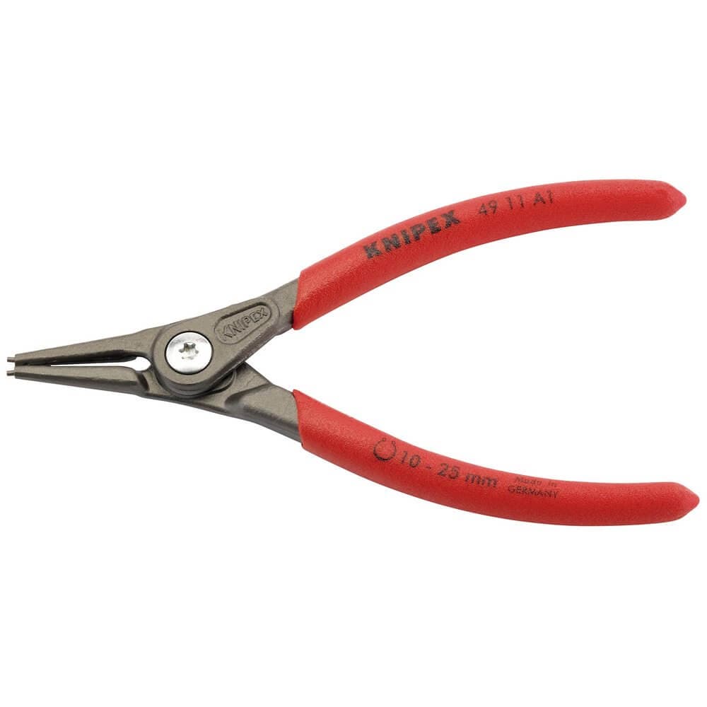 Knipex 75089 49 11 A1 140Mm External Straight Tip Circlip Pliers 10 - 25Mm Capacity each
