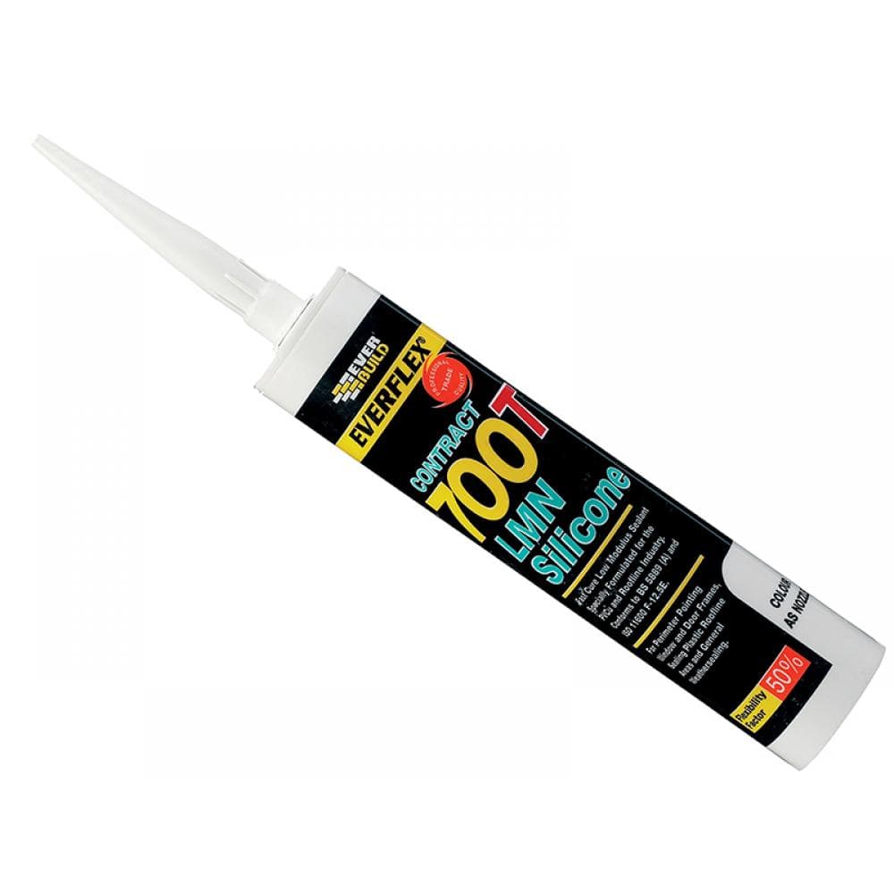 Everbuild Sika 486161 Everflex® 700T Lmn Silicone White 300Ml