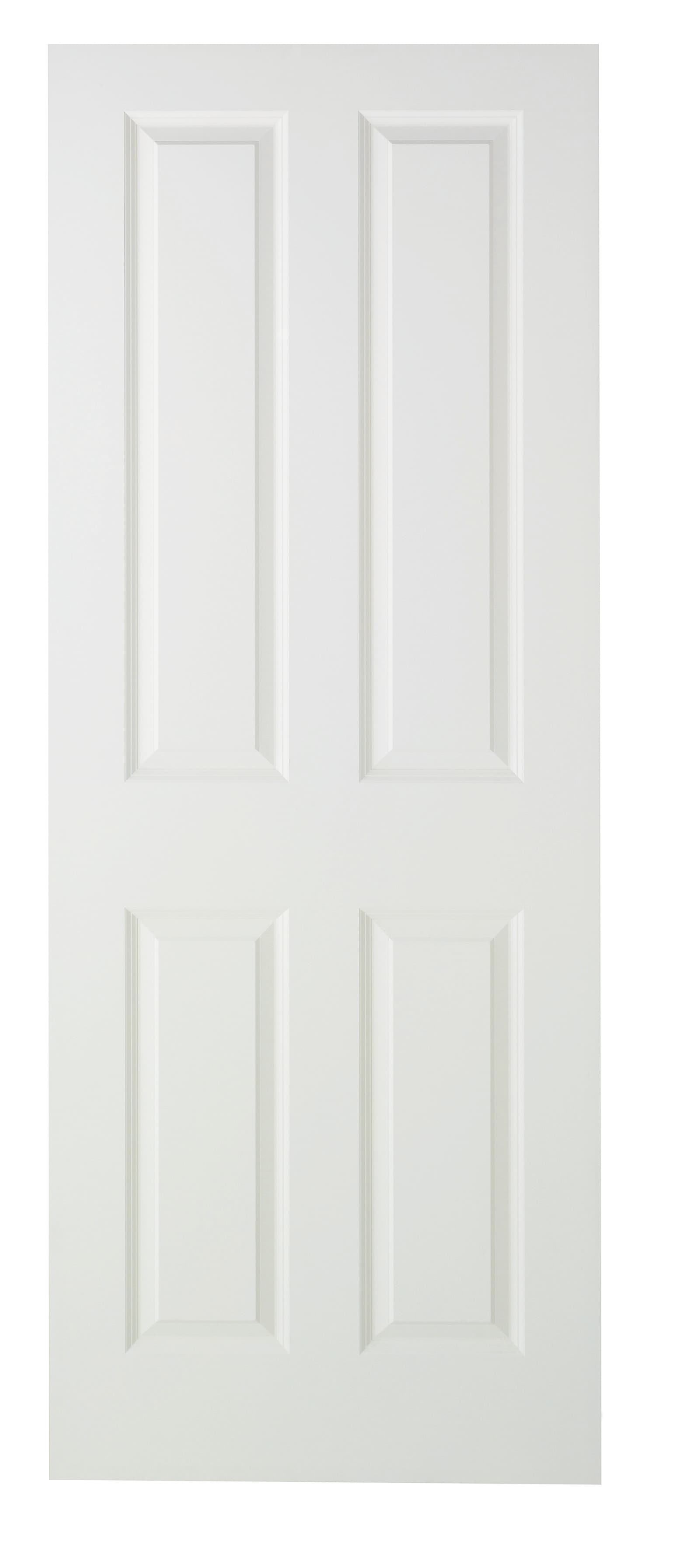 Travis Perkins 4-Panel Smooth White Primed Midweight Door 1981 x 686 x 35mm