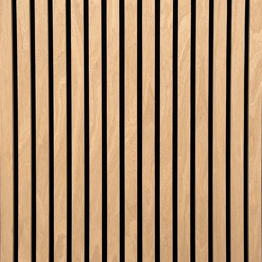 Acoustic Slat Wall Panel Lite (Light Ash / 15 Slat)
