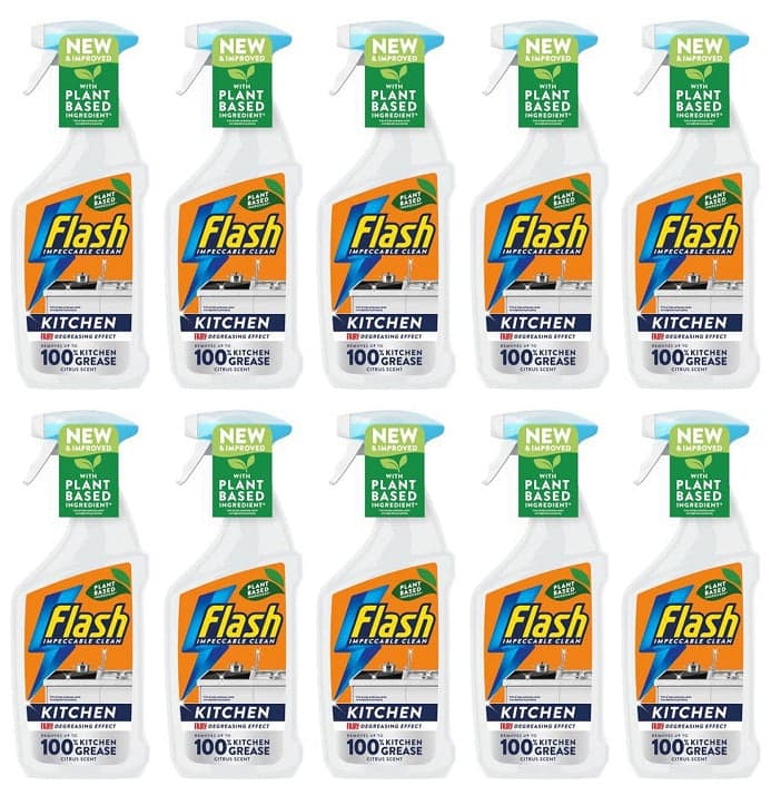 10 x Flash Spray Kitchen - 800ML