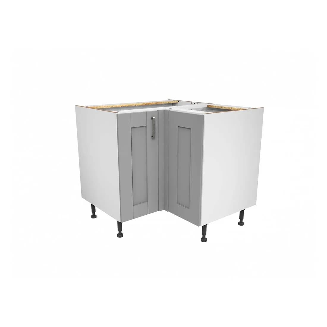 Verona Grey 935Mm Corner Base Unit L Shape Pk2 Of 2