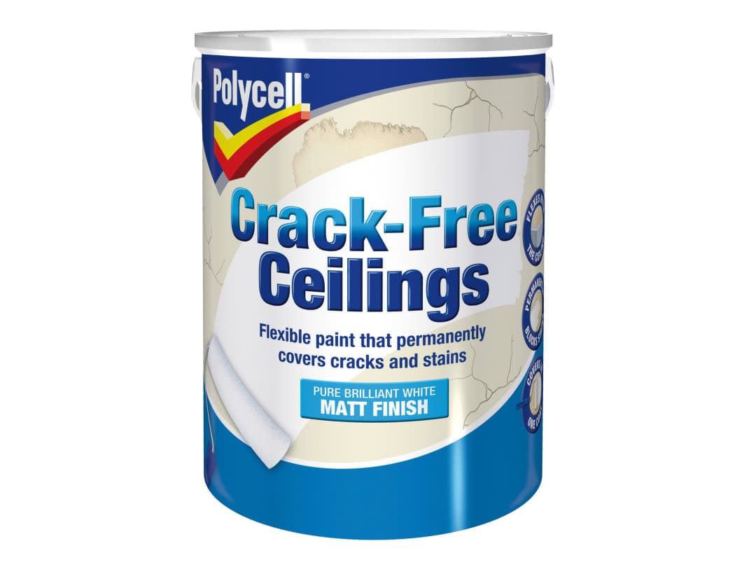 Polycell Crack-Free Ceilings Smooth Matt 5 litre 5084976