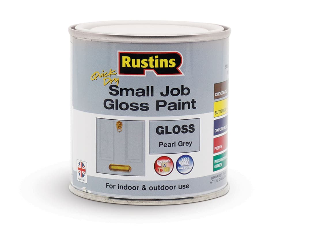 Rustins Quick Dry Small Job Gloss Pearl Grey 250ml GPGY250