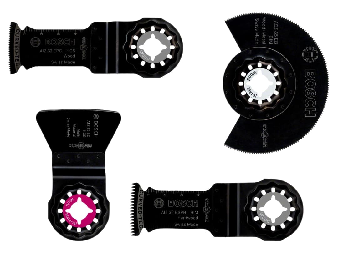 Bosch Powertool Accessories Floor and Installation Set for Multi-tools, 4 Piece 2608661696