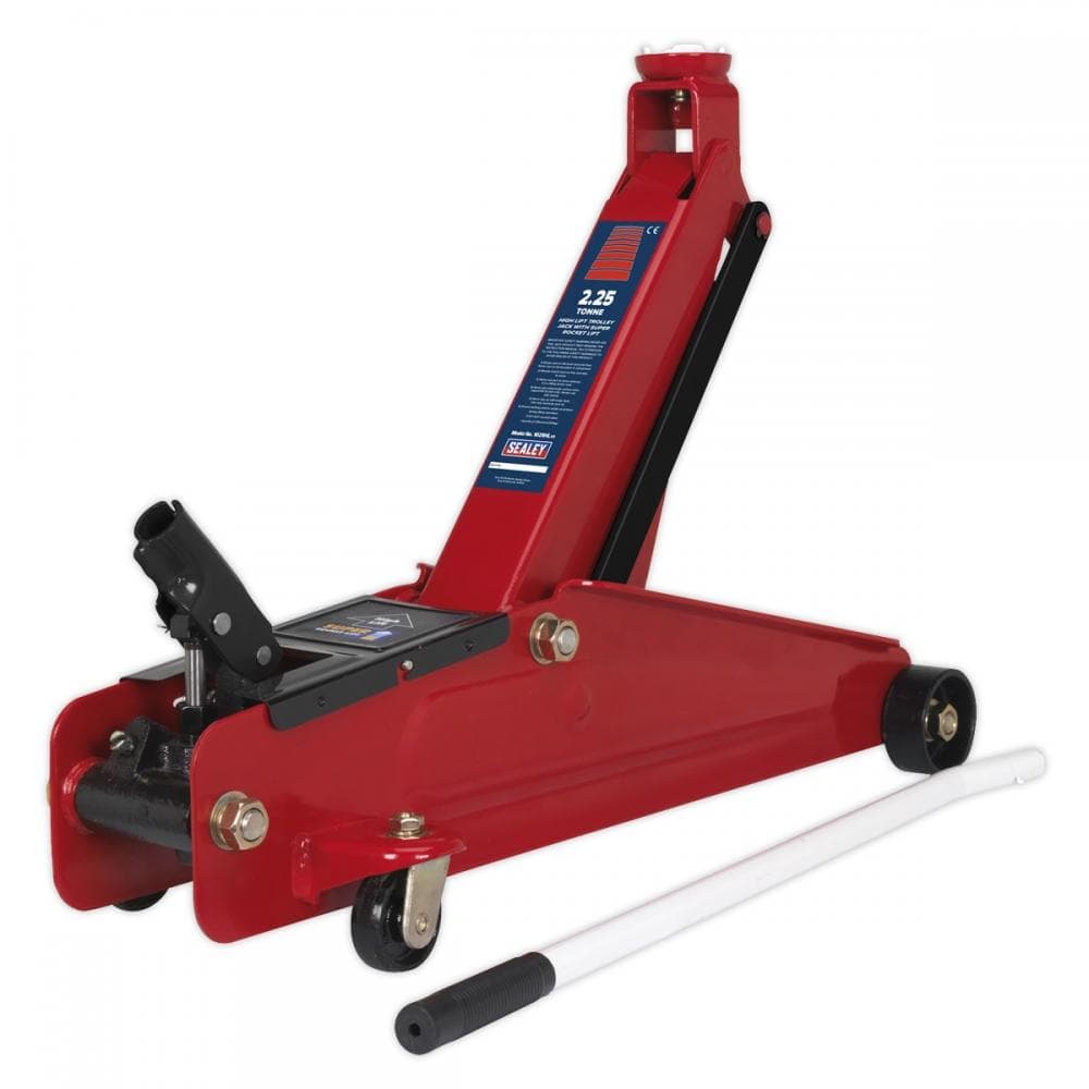 Sealey 1025HL Trolley Jack 2.25 Tonne High Lift Suv Super Rocket Lift