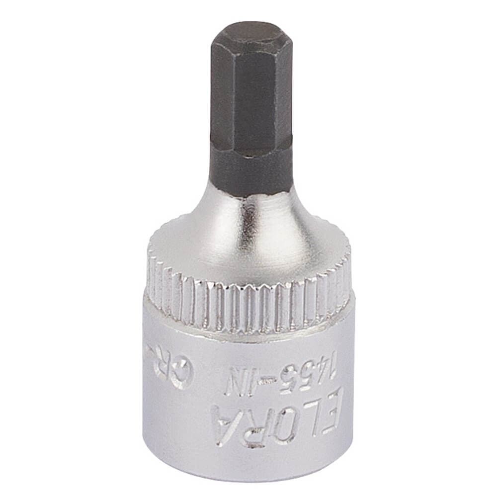Elora 11125 Hexagon Screwdriver Socket 1/4in Sq. Dr. 4Mm each