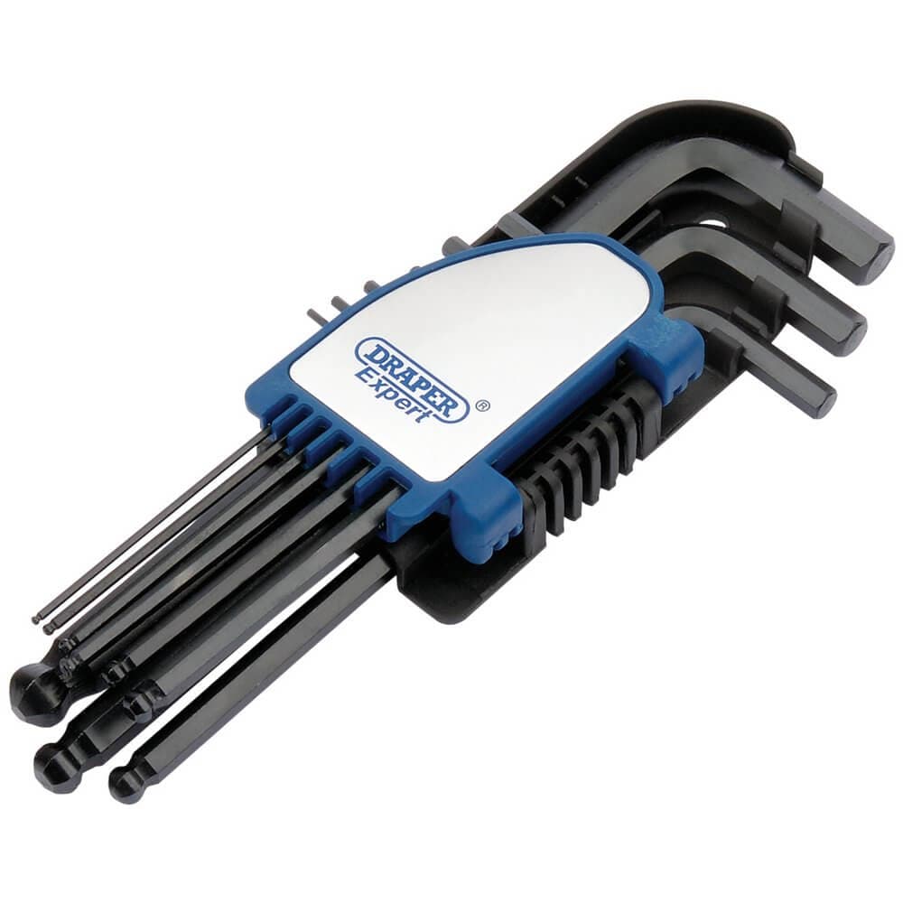 Draper 08380 Metric Hexagon And Ball End Hexagon Key Set (9 Piece) per set
