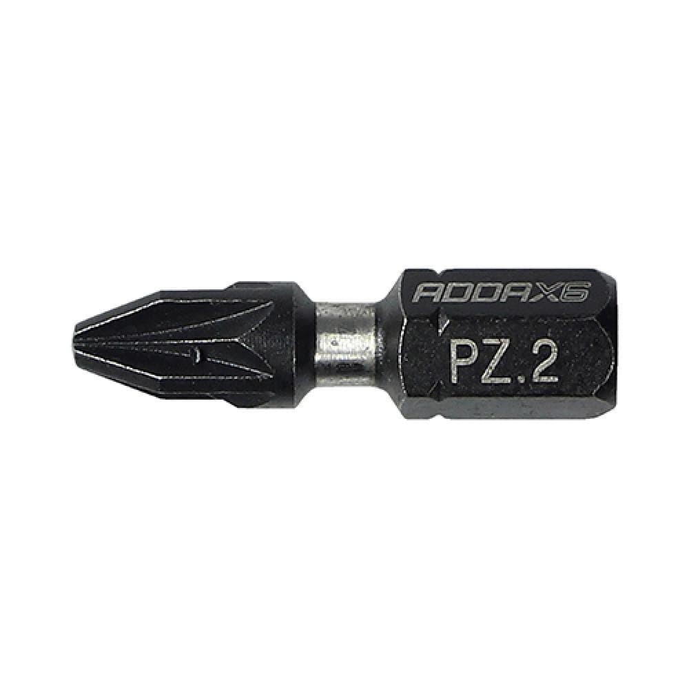 Timco 2PZ25X6 Impact Driver Bits - Pz No.2 X 25 Handy Bit Pack 10