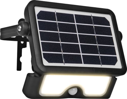 Solar Guardian Pir Floodlight Black Ip65 5W 550Lm 4000K LEXSF6B40-01