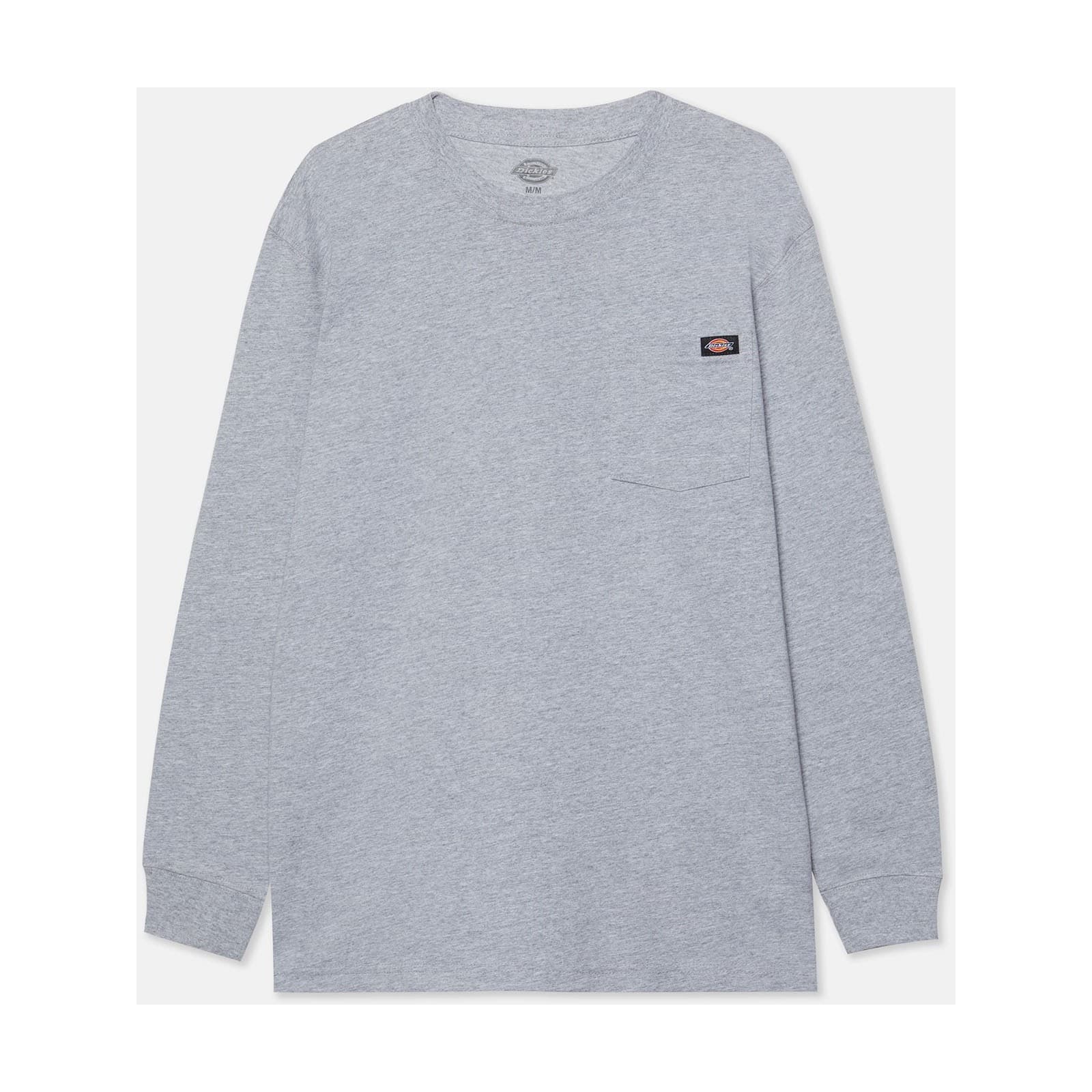 Dickies Pocket Tee Long Sleeve Size XL Charcoal 39581-73865-06