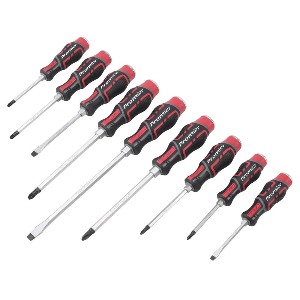 Sealey AK4941 Hammer-Thru Screwdriver Set 9Pc