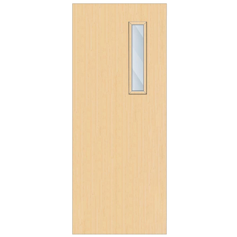 Crown Ash Solid Core Clear Laminate Glazed Internal Door 2700mm x 926mm x 44mm | 600mm x 150mm VP