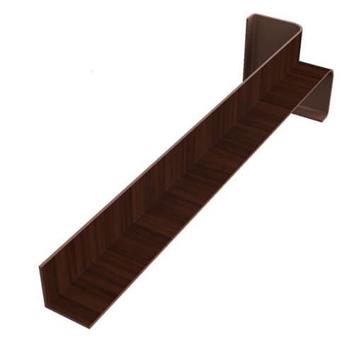 Rosewood Fascia Board Internal Corner - 300mm