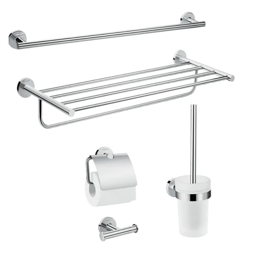 Hansgrohe Logis Universal Bath-accessory extended set - Chrome 41728000