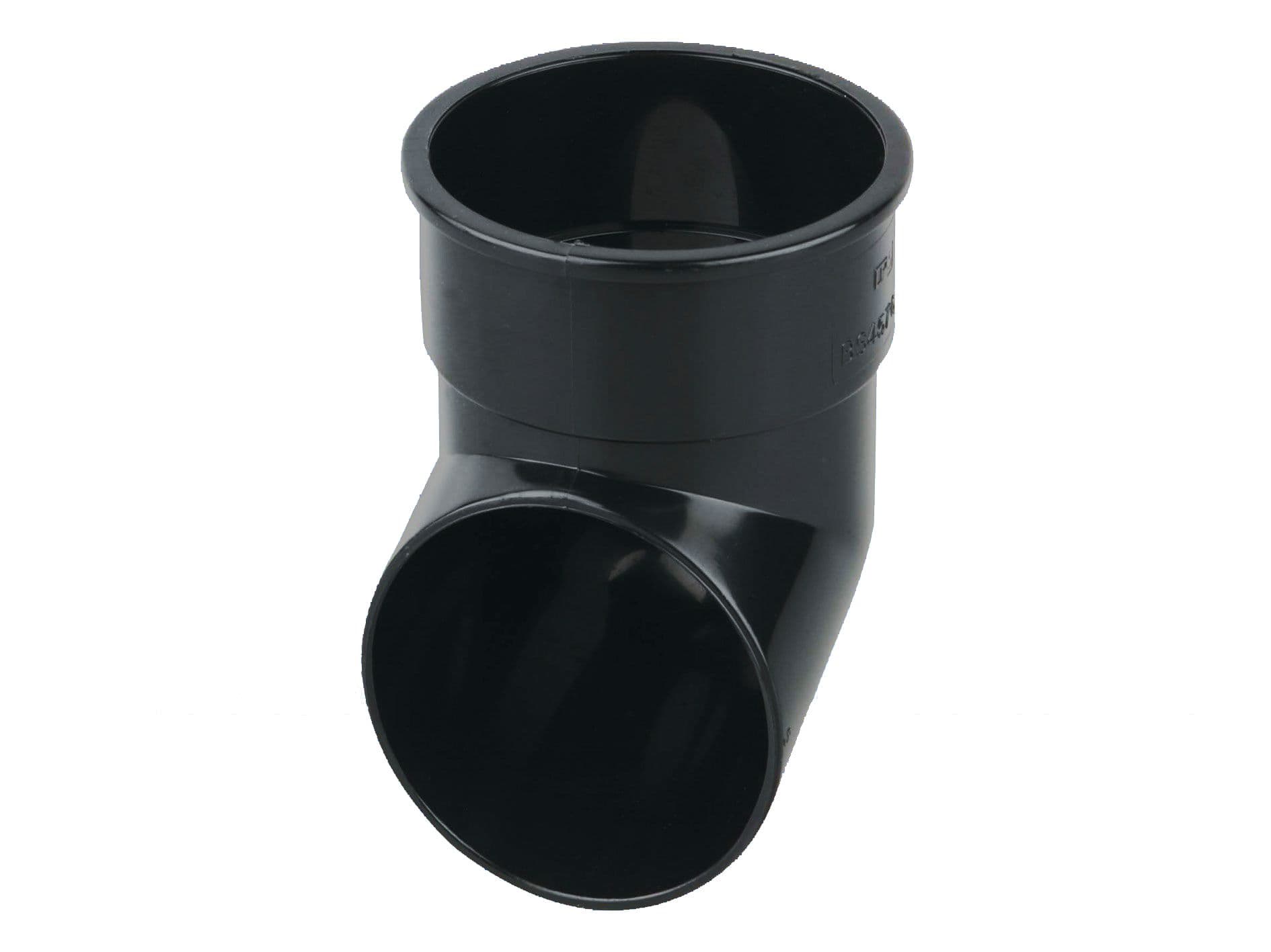 Wavin Osma RoundLine pipe shoe 68mm black 0T037B