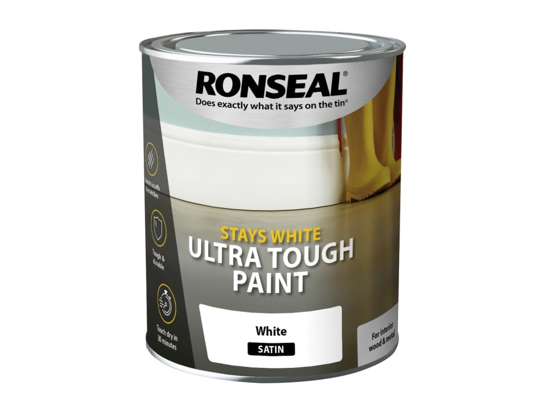 Ronseal Stay White Ultra Tough Satin 750ml 37524