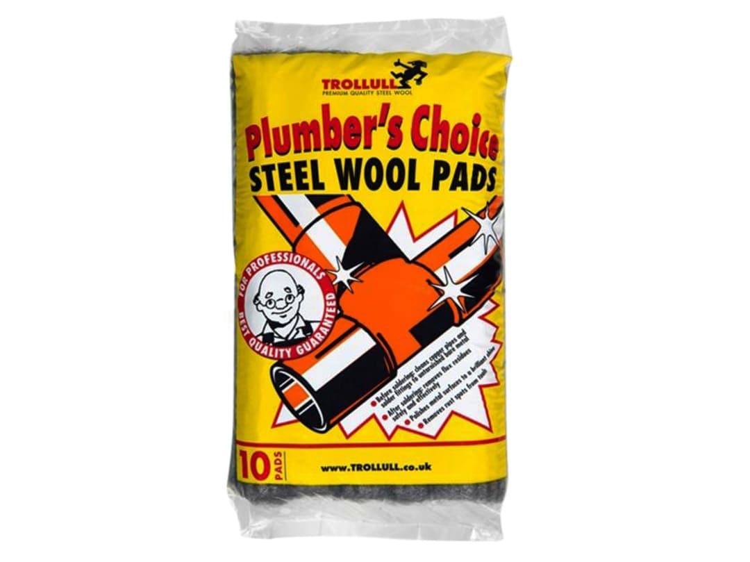 Trollull Plumber's Choice Steel Wool Pads 200g TRL771210