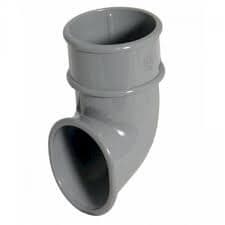FloPlast Round Downpipe Shoe - 68mm Grey