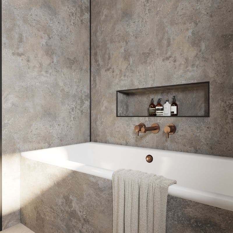 Laminate Wall Panel Square Edge - 1210mm x 2420mm x 11mm Vintage Concrete
