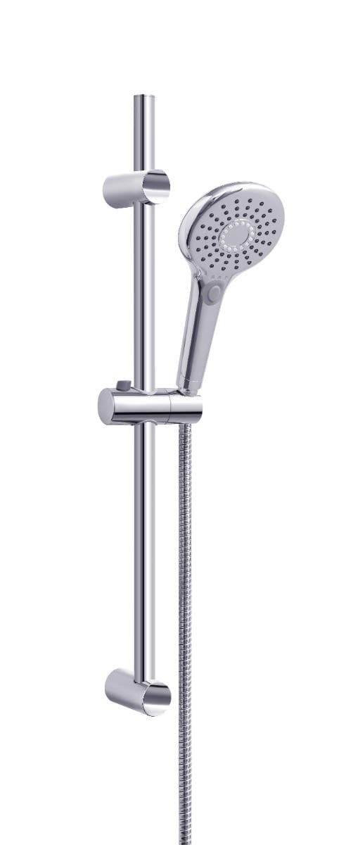Nebula Shower Rail Riser Set - Shower Head / Rail / Bracket - Chrome