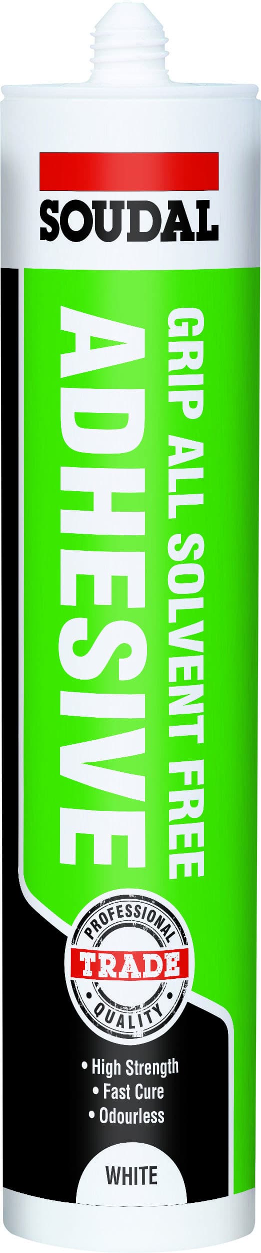 Soudal Grip All (Solvent Free) Adhesive White GRIPW