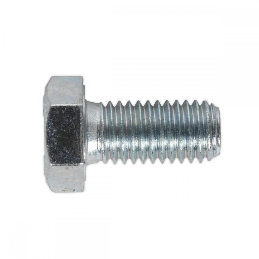 Sealey SS1225 Ht Setscrew M12 X 25Mm 8.8 Zinc Pack Of 25