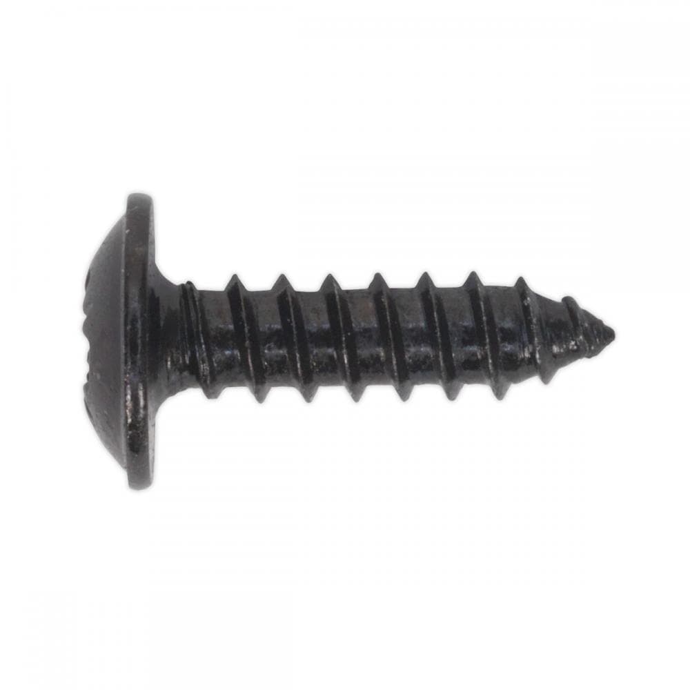 Sealey BST3513 Self-Tapping Screw 3.5 X 13Mm Flanged Head Black Pozi Pack Of 100