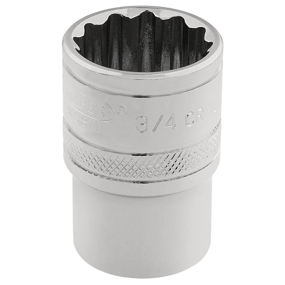 Draper Expert 49481 Hi-Torq® 12 Point Socket 3/8in Sq. Dr. 3/4in each