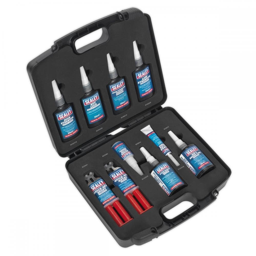 Sealey SCSKIT1 Adhesive & Sealant Kit 10Pc