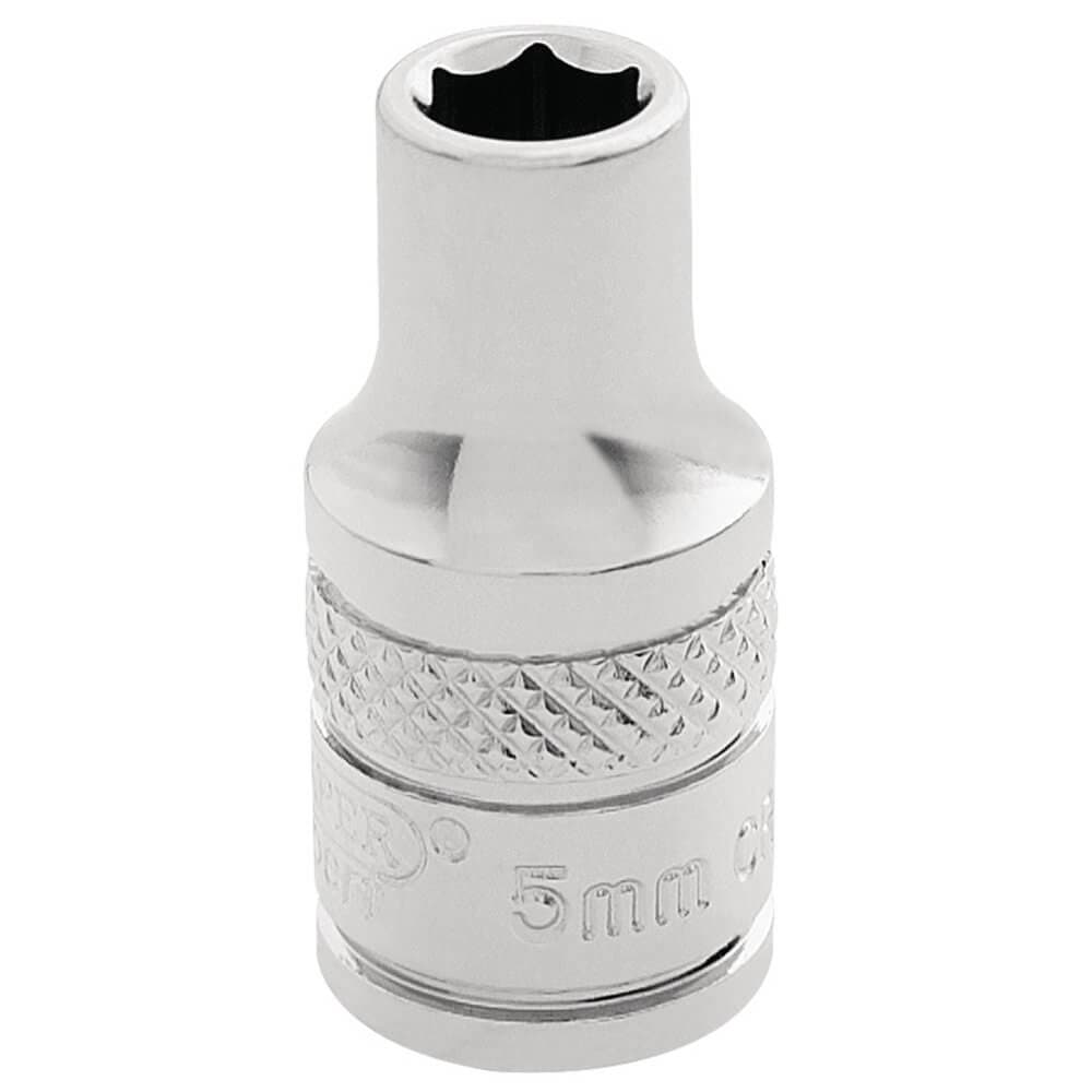 Draper Expert 32427 Hi-Torq® 6 Point Socket 1/4in Sq. Dr. 5.0Mm each